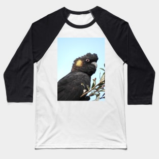 Yellow-tailed Black Cockatoo Baseball T-Shirt